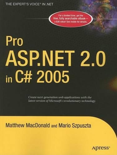 Pro ASP.Net 2.0 in C# 2005