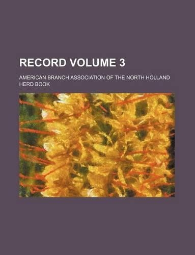Record Volume 3