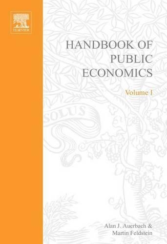 Handbook of Public Economics
