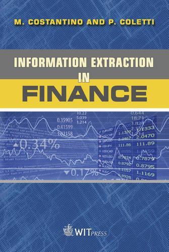 Information Extraction in Finance: (No. 8 Advances in Management Information)