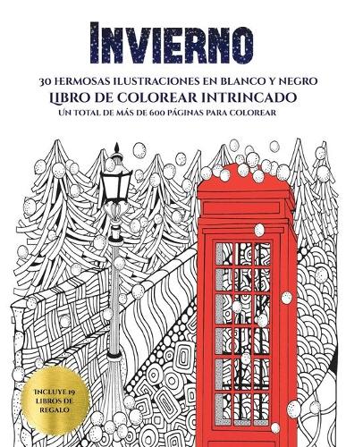 Libro de colorear intrincado (Invierno)