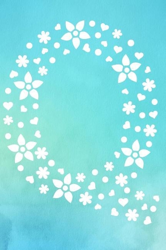 Q: Initial Monogram Turquoise Watercolor Flower Notebook Floral College Rule Lined Writing and Notes Journal for Women and Teens