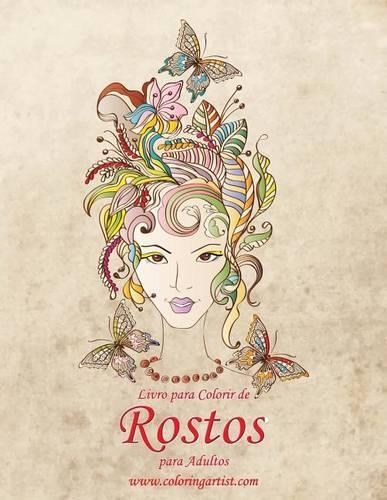 Livro para Colorir de Rostos para Adultos 1: (1 Rostos)