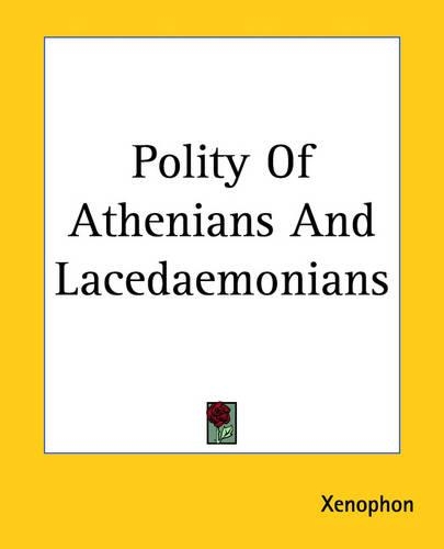 Polity Of Athenians And Lacedaemonians