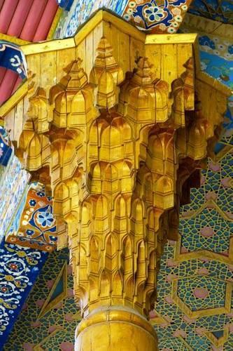 An Ornate Yellow Pillar, for the Love of Architecture