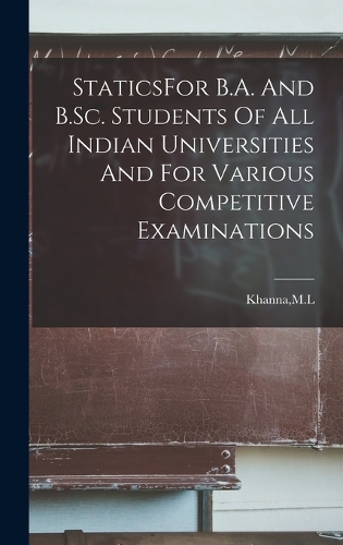StaticsFor B.A. And B.Sc. Students Of All Indian Universities And For Various Competitive Examinations