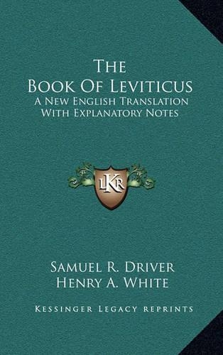 The Book Of Leviticus