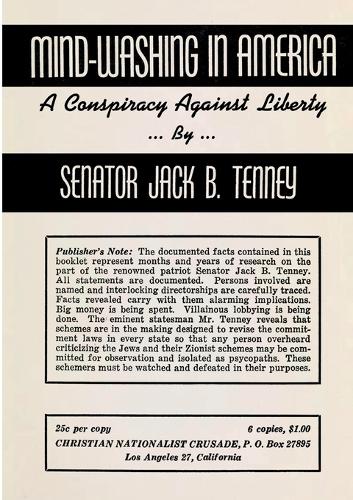 Mind-Washing in America: A Conspiracy Against Liberty