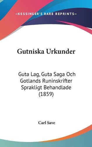 Gutniska Urkunder