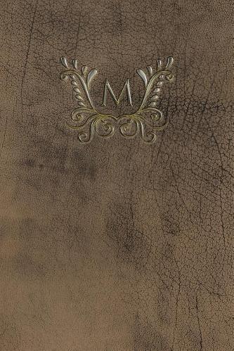 Monogram "m" Meeting Notebook: (13 Monogram Buffalo 150 Meeting)