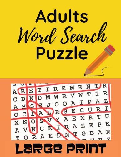 Adults Word Search Puzzle: Wordsearch puzzle books for adults entertainment Large Print