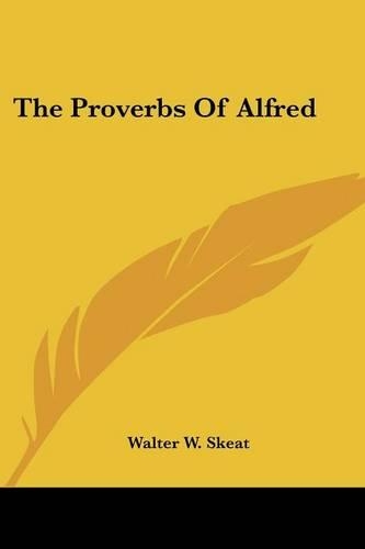 The Proverbs Of Alfred