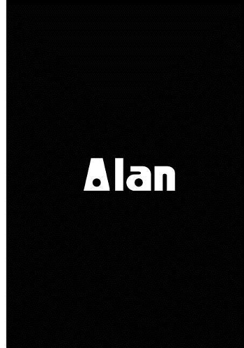 Alan - Black Notebook / Extended Lined Pages / Soft Matte Cover: An Ethi Pike Collectible