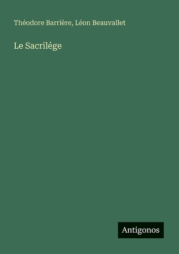 Le Sacrilége