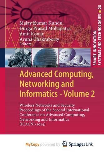 Advanced Computing, Networking and Informatics- Volume 2