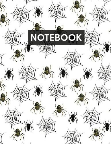 Notebook: Blank Lined Journal with I Love Spiders for Writing Journaling or School(Halloween Spooky Cute Books)