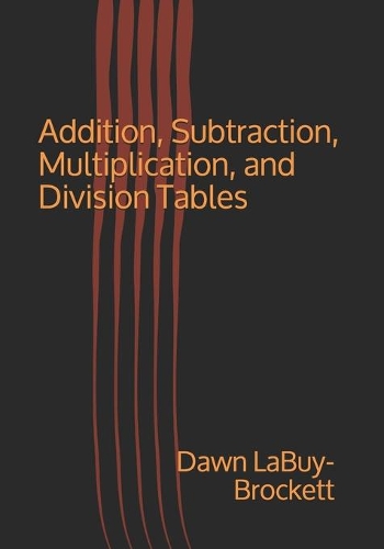 Addition, Subtraction, Multiplication, and Division Tables