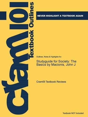 Studyguide for Society: The Basics by Macionis, John J