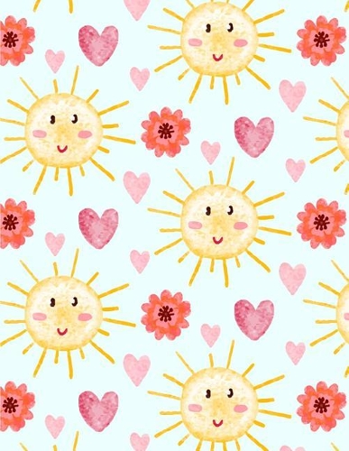 Sun Notebook: Culorful Summer Journal Book Ruled Lined Page Paper For Kids Boy Girl Preschool Kindergaten Primary School Great For Writing Cute Activity Diary Not(1 Sun Notebook)