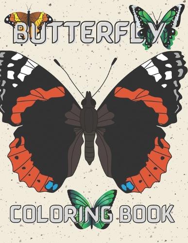 Butterfly coloring book
