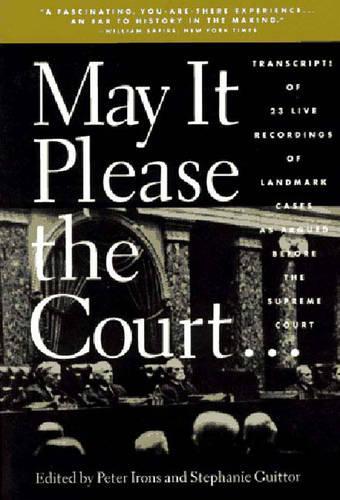 May it Please the Court