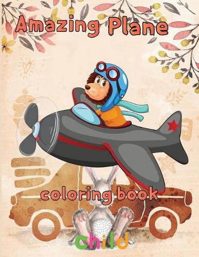 Amazing Plane Coloring Book child