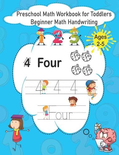 Preschool Math Workbook for Toddlers Beginner Math Handwriting