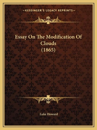 Essay On The Modification Of Clouds (1865)