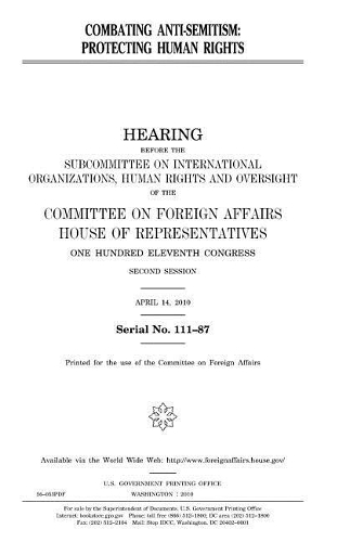 Combating Anti-Semitism [microform]: Protecting Human Rights