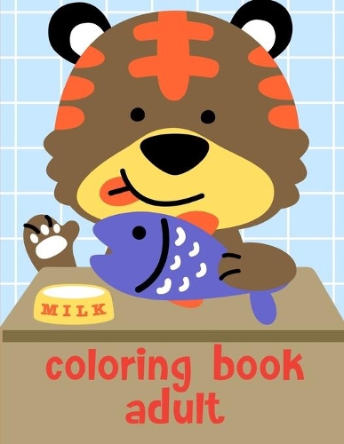 Coloring Book Adult: Super Cute Kawaii Animals Coloring Pages(18 Animals Comics)