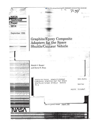 Graphite/Epoxy Composite Adapters for the Space Shuttle/Centaur Vehicle