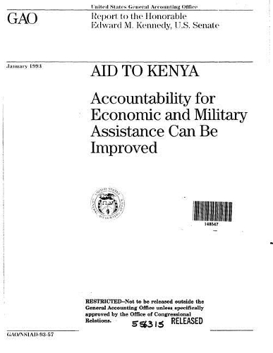 Aid to Kenya