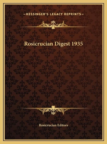 Rosicrucian Digest 1935