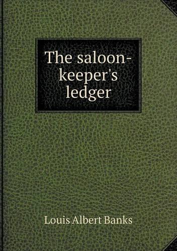 The saloon-keeper's ledger