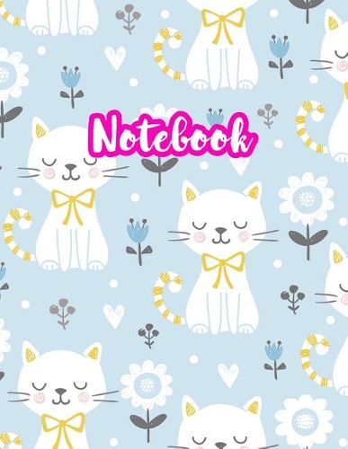 Notebook: Cute Blank Lined Journal Large 8.5 x 11 Matte Cover Design with Ruled White Paper Interior (Perfect for School Notes, Girls and Boys Diary, Kids Wri