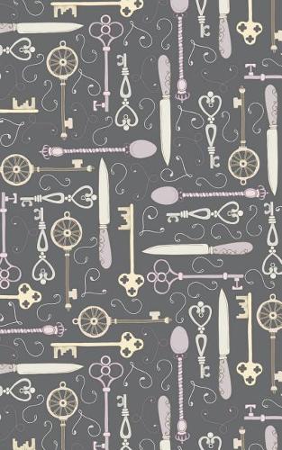 Antique Keys - Lined Notebook with Margins - 5x8: 101 Pages, 5 x 8, College Ruled, Journal, Soft Cover