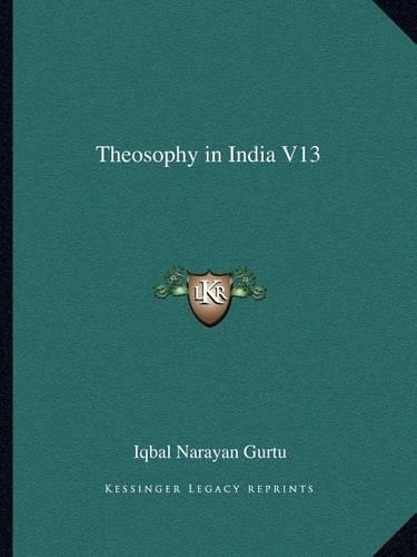 Theosophy in India V13