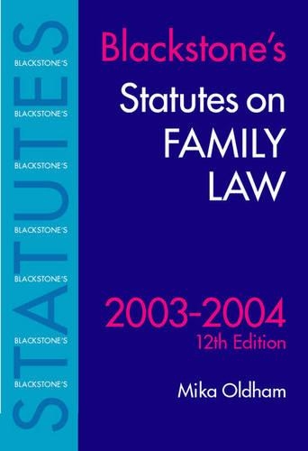Statutes on Family Law