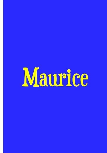 Maurice - Blue Personalized Notebook / Extended Lined Pages / Soft Matte Cover: An Ethi Pike Collectible Journal: Custom Names