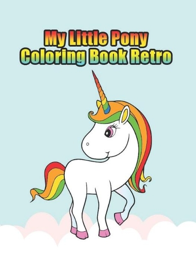 my little pony coloring book retro