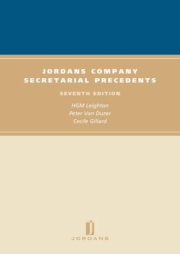 Jordans Company Secretarial Precedents