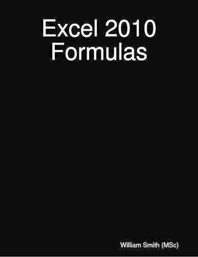 Excel 2010 Formulas
