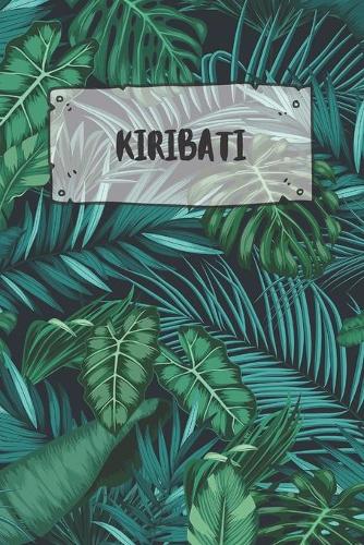 Kiribati: Dotted Travel Diary Notebook or Journey Dotted Grid Journal - Holiday Trip Pocketbook for Men and Women with Dots