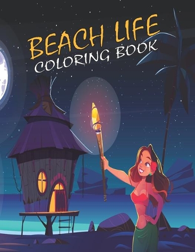 Beach Life Coloring Book