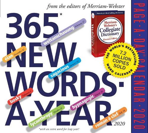 2020 365 New Words-A-Year Page-A-Day Calendar