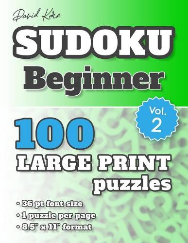 David Karn Sudoku - Beginner Vol 2