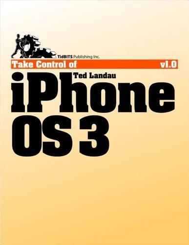 Take Control of iPhone OS 3