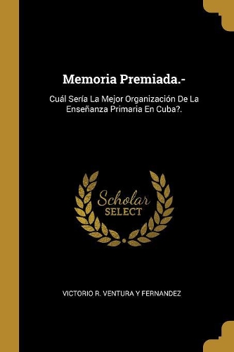 Memoria Premiada.-