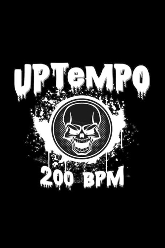 Uptempo 200 BPM: 6x9 Uptempo - dotgrid - dot grid paper - notebook - notes