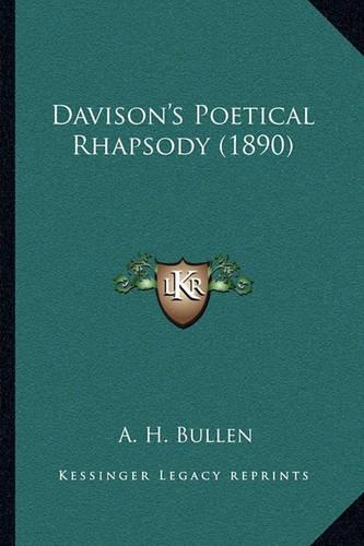 Davison's Poetical Rhapsody (1890)